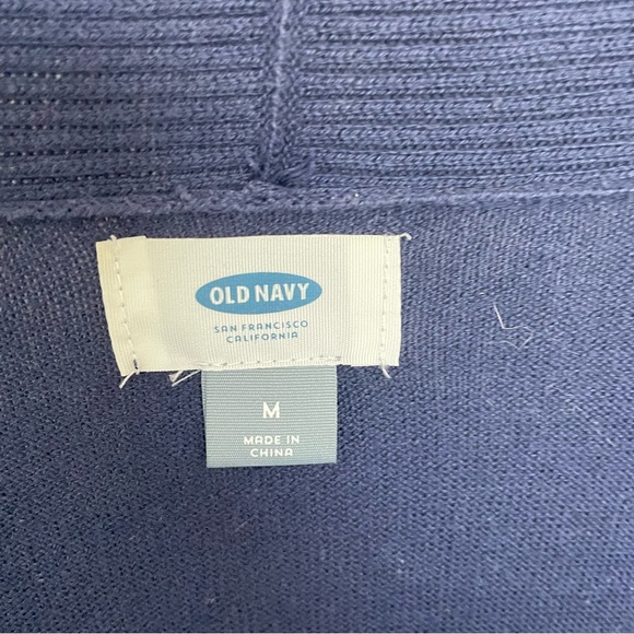 Navy Blue Sweater Cardigan - Picture 4 of 4